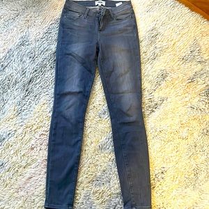 Paige grey skinny jeans with stretch